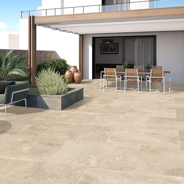 Abbey Dune contract porcelain Mayflower Stone