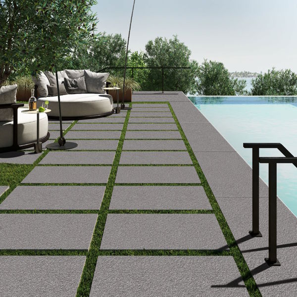Terra Gris contract porcelain Mayflower Stone