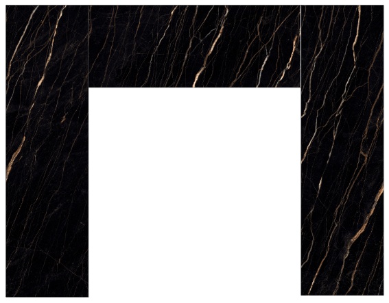 Slab with U shape layout