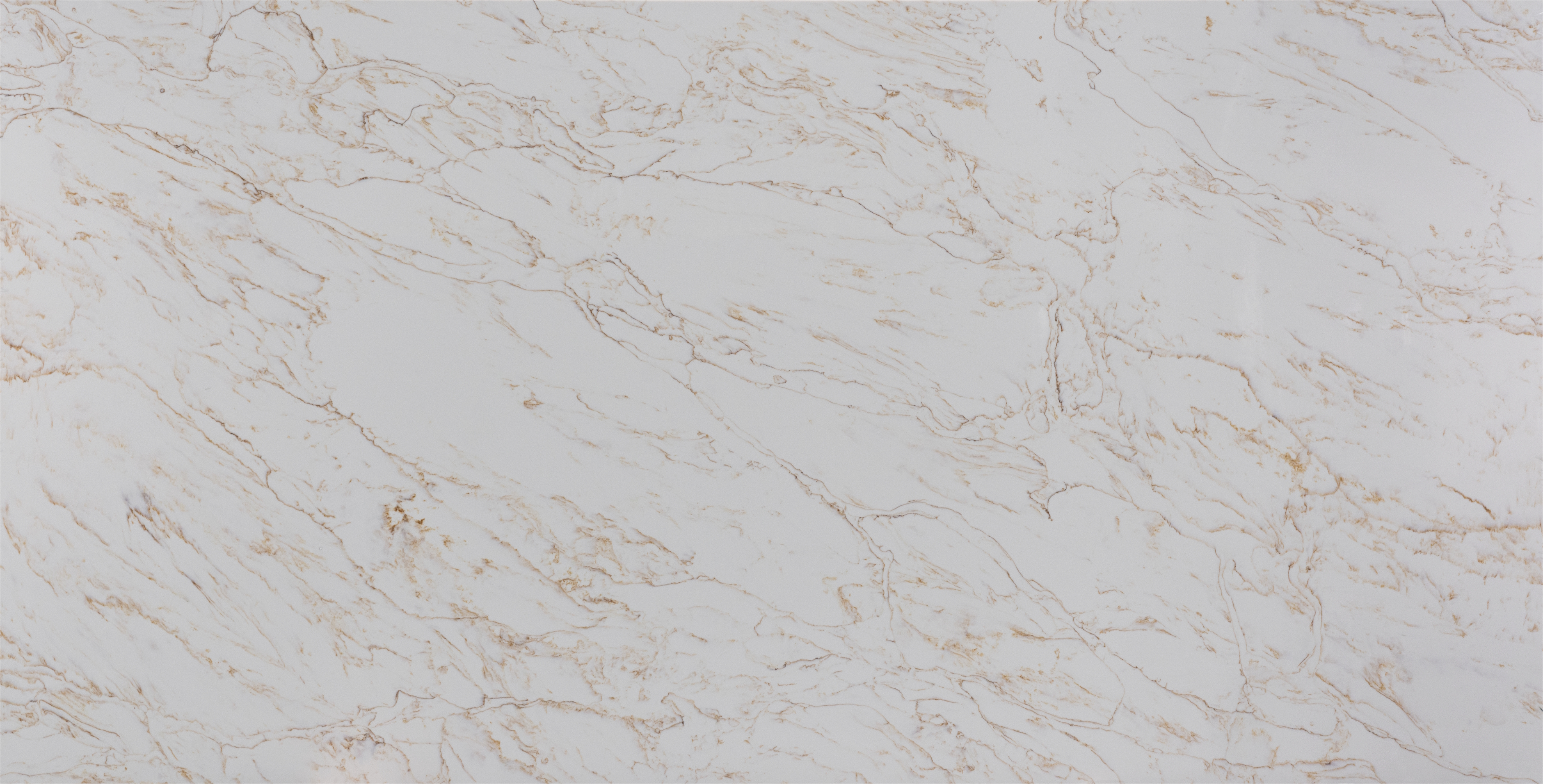 iQuartz Arabescato Oro Polished worktop Mayflower Stone